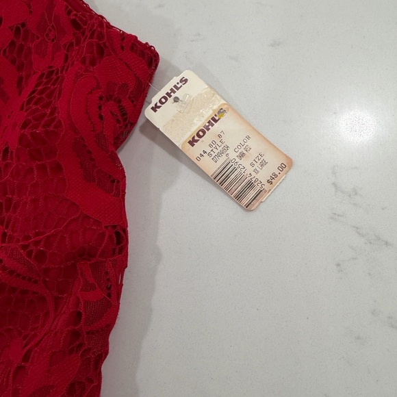 Speechless Red Lace Sleeveless Mini Dress - Picture 5 of 11